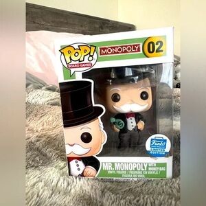 Funko Mr. Monopoly in Black Tuxedo with Money Bag